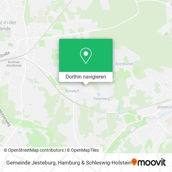 Gemeinde Jesteburg Karte