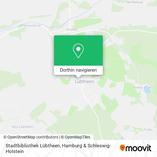 Stadtbibliothek Lübtheen Karte