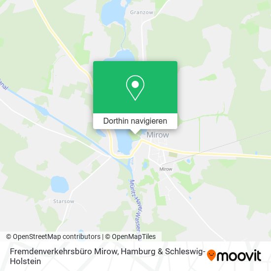 Fremdenverkehrsbüro Mirow Karte