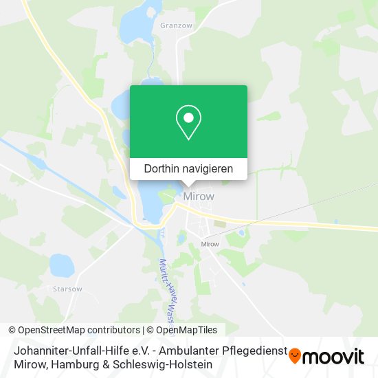 Johanniter-Unfall-Hilfe e.V. - Ambulanter Pflegedienst Mirow Karte