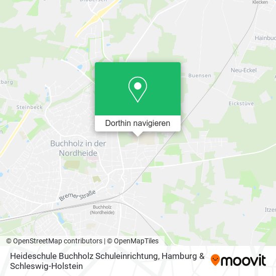 Heideschule Buchholz Schuleinrichtung Karte