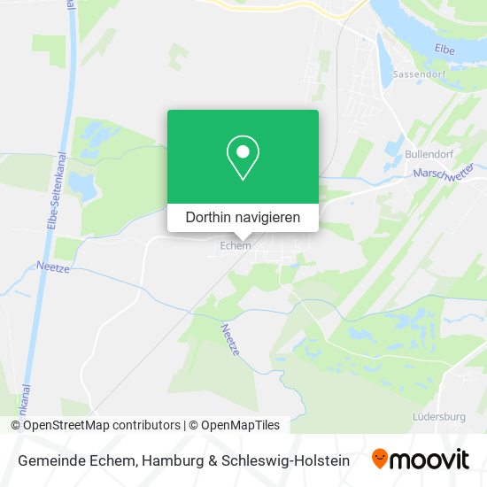 Gemeinde Echem Karte