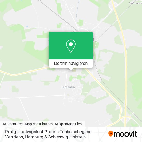 Protga Ludwigslust Propan-Technischegase-Vertriebs Karte