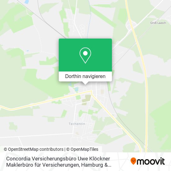 Concordia Versicherungsbüro Uwe Klöckner Maklerbüro für Versicherungen Karte