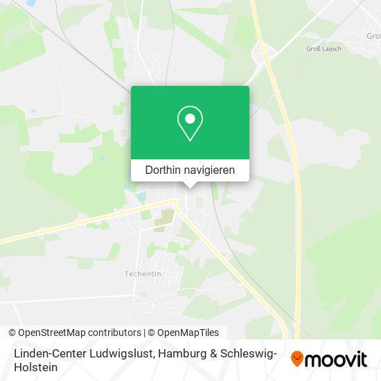 Linden-Center Ludwigslust Karte