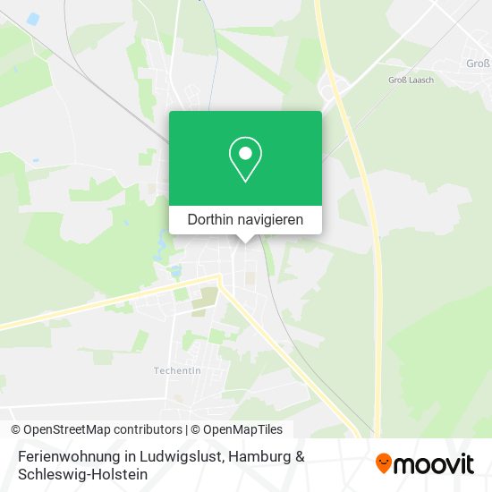 Ferienwohnung in Ludwigslust Karte