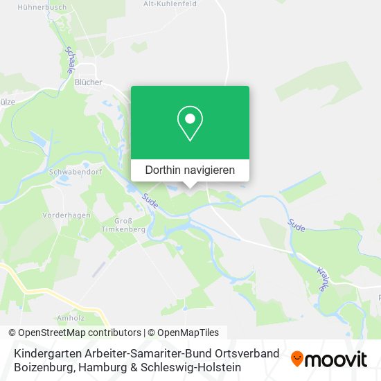Kindergarten Arbeiter-Samariter-Bund Ortsverband Boizenburg Karte