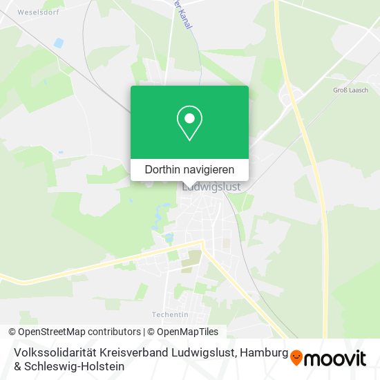 Volkssolidarität Kreisverband Ludwigslust Karte
