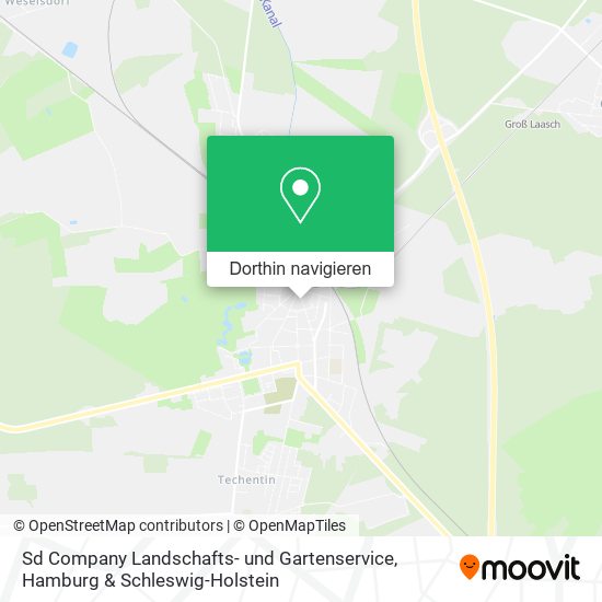 Sd Company Landschafts- und Gartenservice Karte