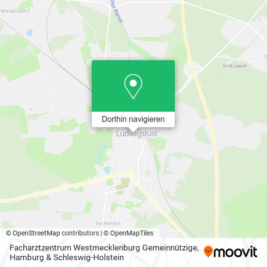 Facharztzentrum Westmecklenburg Gemeinnützige Karte