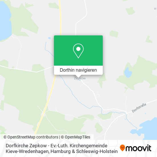 Dorfkirche Zepkow - Ev.-Luth. Kirchengemeinde Kieve-Wredenhagen Karte
