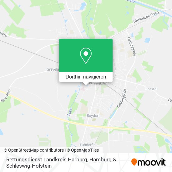 Rettungsdienst Landkreis Harburg Karte
