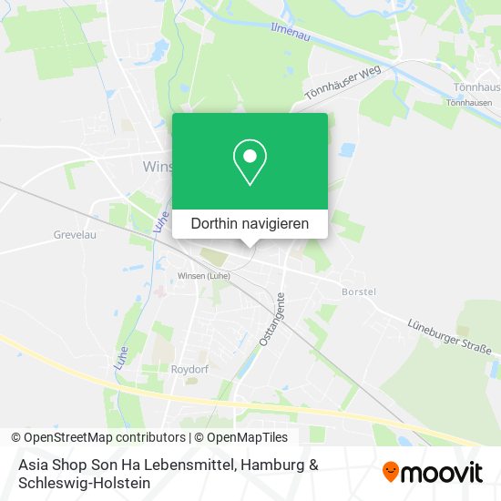 Asia Shop Son Ha Lebensmittel Karte