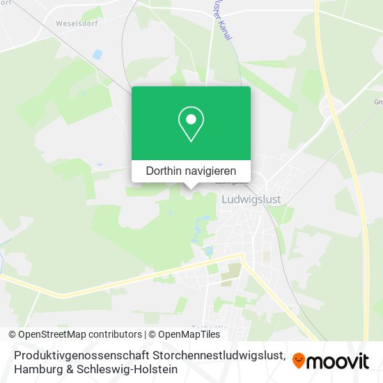 Produktivgenossenschaft Storchennestludwigslust Karte