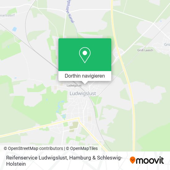 Reifenservice Ludwigslust Karte