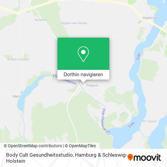 Body Cult Gesundheitsstudio Karte