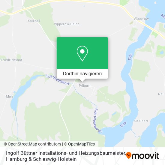 Ingolf Büttner Installations- und Heizungsbaumeister Karte