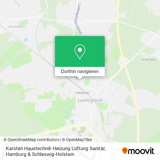 Karsten Haustechnik Heizung Lüftung Sanitär Karte