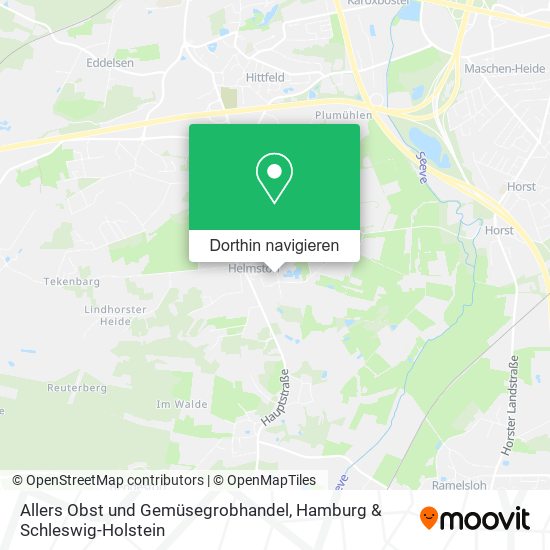 Allers Obst und Gemüsegrobhandel Karte