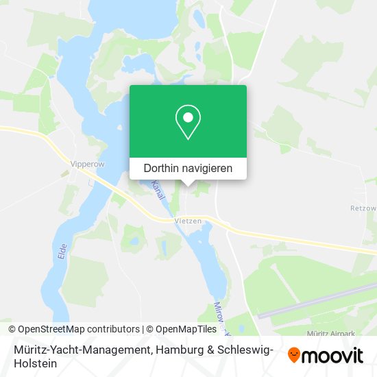 Müritz-Yacht-Management Karte