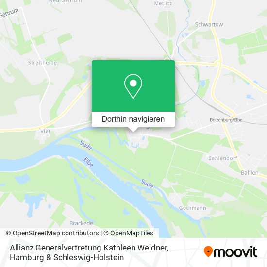 Allianz Generalvertretung Kathleen Weidner Karte