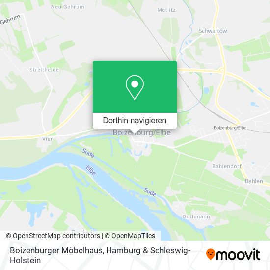 Boizenburger Möbelhaus Karte