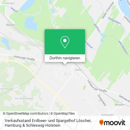 Verkaufsstand Erdbeer- und Spargelhof Löscher Karte