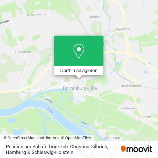 Pension am Schäferbrink Inh. Christina Gilbrich Karte