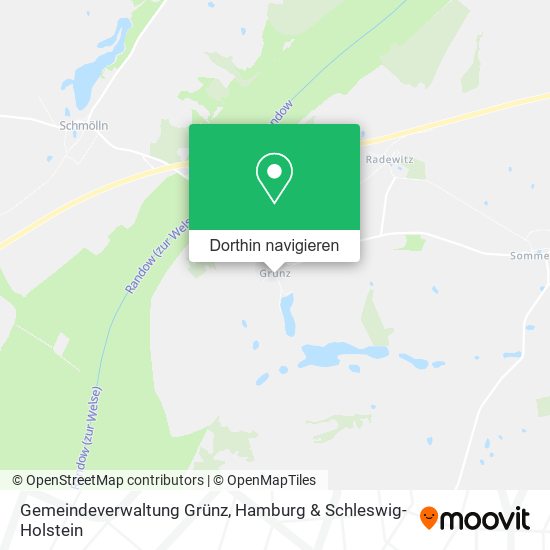 Gemeindeverwaltung Grünz Karte