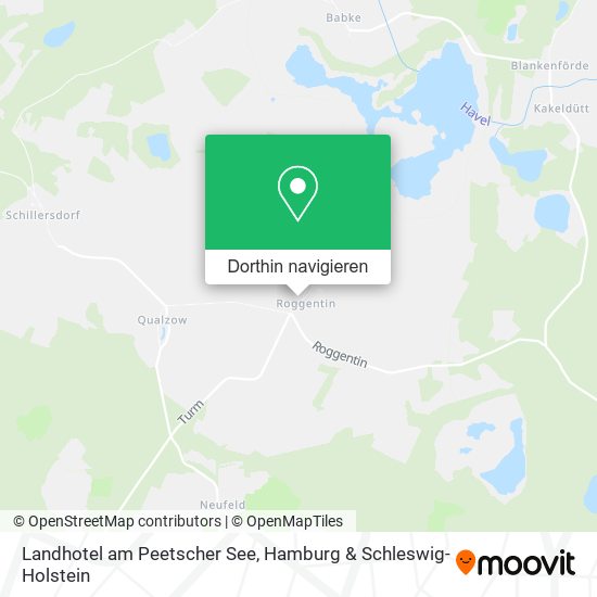 Landhotel am Peetscher See Karte
