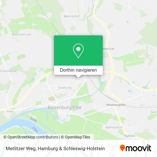 Metlitzer Weg Karte