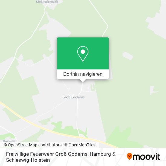 Freiwillige Feuerwehr Groß Godems Karte