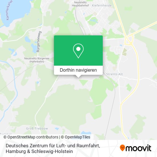 Deutsches Zentrum für Luft- und Raumfahrt Karte