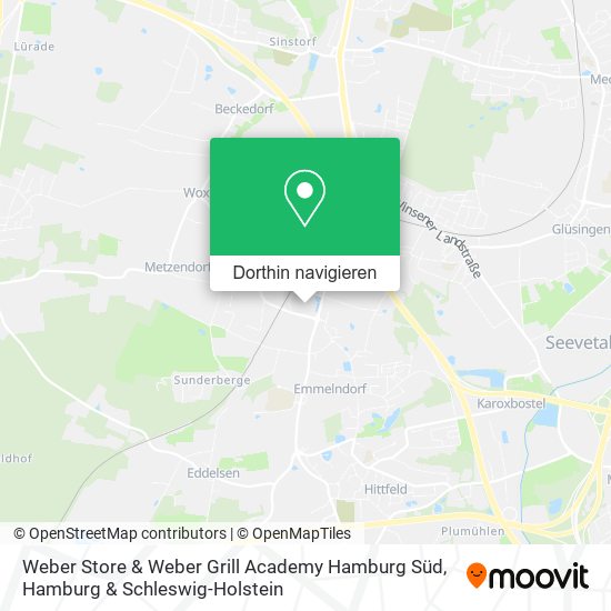 Weber Store & Weber Grill Academy Hamburg Süd Karte