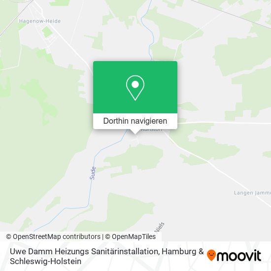 Uwe Damm Heizungs Sanitärinstallation Karte