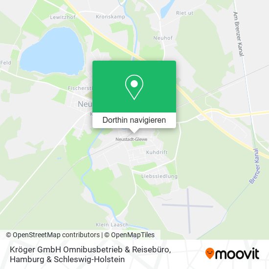 Kröger GmbH Omnibusbetrieb & Reisebüro Karte