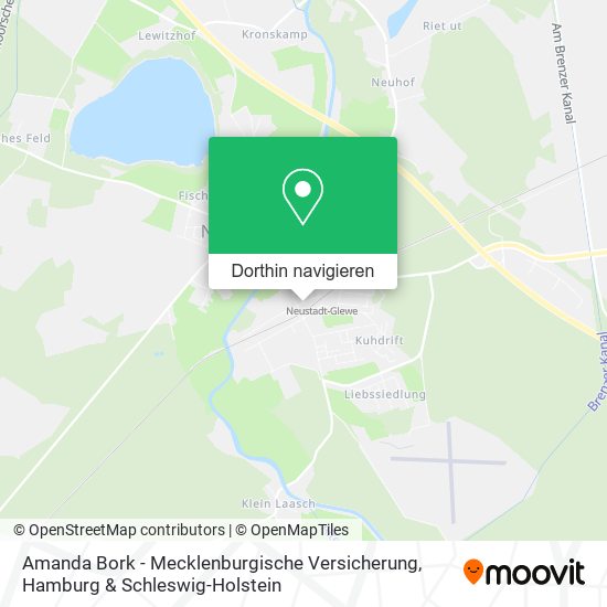 Amanda Bork - Mecklenburgische Versicherung Karte