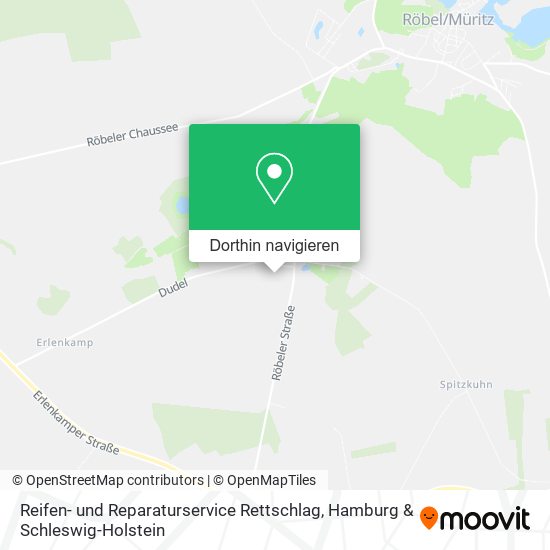 Reifen- und Reparaturservice Rettschlag Karte