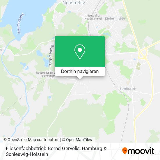 Fliesenfachbetrieb Bernd Gervelis Karte