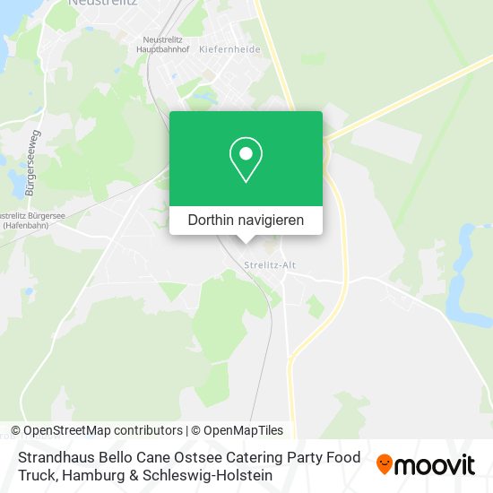 Strandhaus Bello Cane Ostsee Catering Party Food Truck Karte