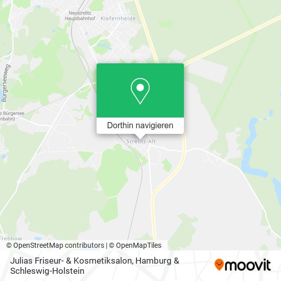Julias Friseur- & Kosmetiksalon Karte