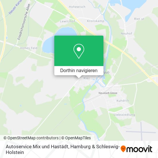 Autoservice Mix und Hastädt Karte