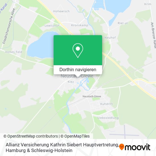 Allianz Versicherung Kathrin Siebert Hauptvertretung Karte