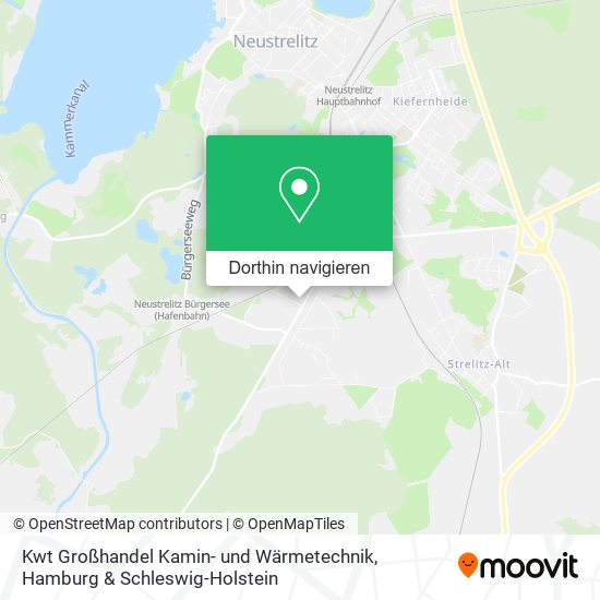 Kwt Großhandel Kamin- und Wärmetechnik Karte