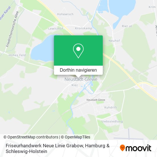 Friseurhandwerk Neue Linie Grabow Karte