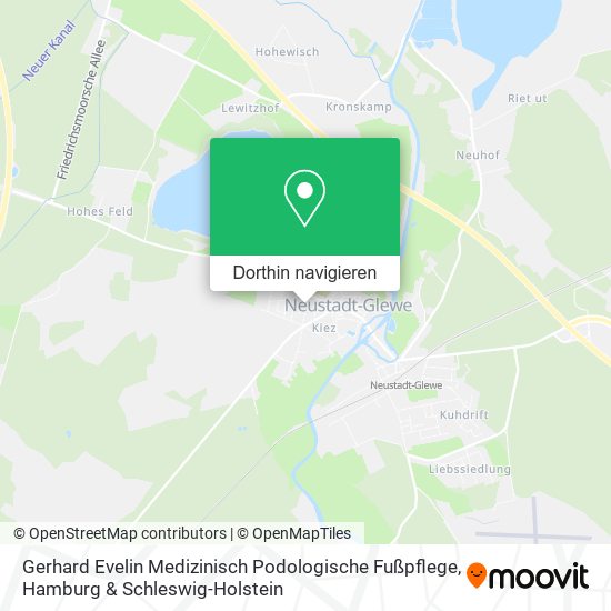 Gerhard Evelin Medizinisch Podologische Fußpflege Karte