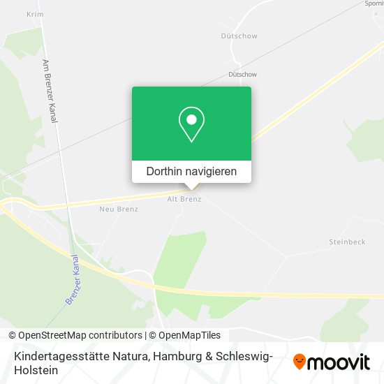 Kindertagesstätte Natura Karte