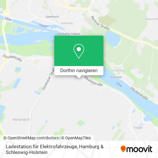 Ladestation für Elektrofahrzeuge Karte