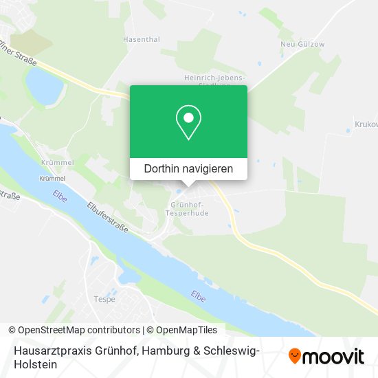 Hausarztpraxis Grünhof Karte