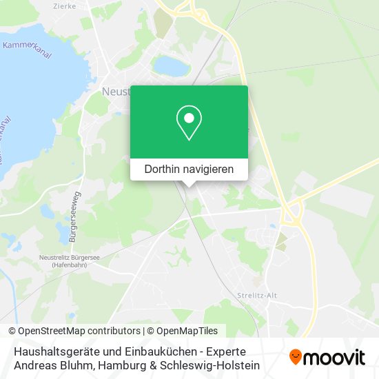 Haushaltsgeräte und Einbauküchen - Experte Andreas Bluhm Karte